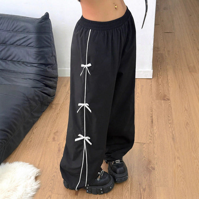 Pantaloni Donna Wide Leg Neri