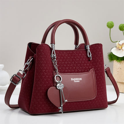 Borsa Donna Elegante con Tasca Frontale