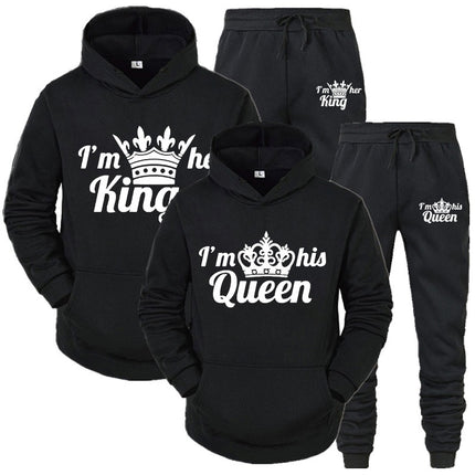 Tuta casual uomo e donna KING & QUEEN