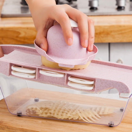 Trancheuse et hachoir multifonctions pour fruits et légumes