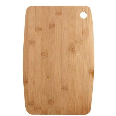 Natural Bamboo Kitchen Cutting Board with Antibacterial Surface