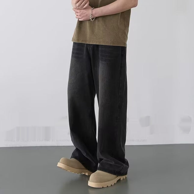 Jeans Uomo American Style Blu Vintage – Gamba Dritta Relaxed Fit