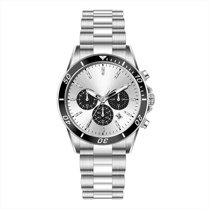 Orologio Uomo Cronografo Sportivo – Acciaio Inossidabile