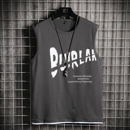 Canotta Uomo Streetwear con Stampa Grafica