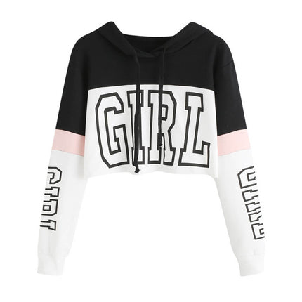 Felpa Crop  GIRL  da Donna – Stile Streetwear