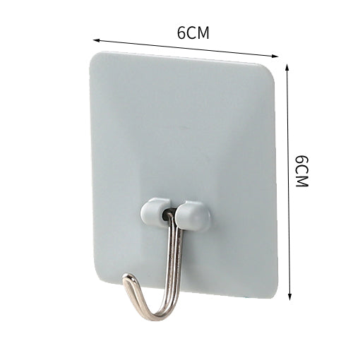 Minimalist Waterproof Adhesive Wall Hook – Strong No-Drill Kitchen & Bathroom Organizer