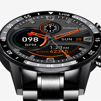 Smartwatch Uomo Elegante in Acciaio