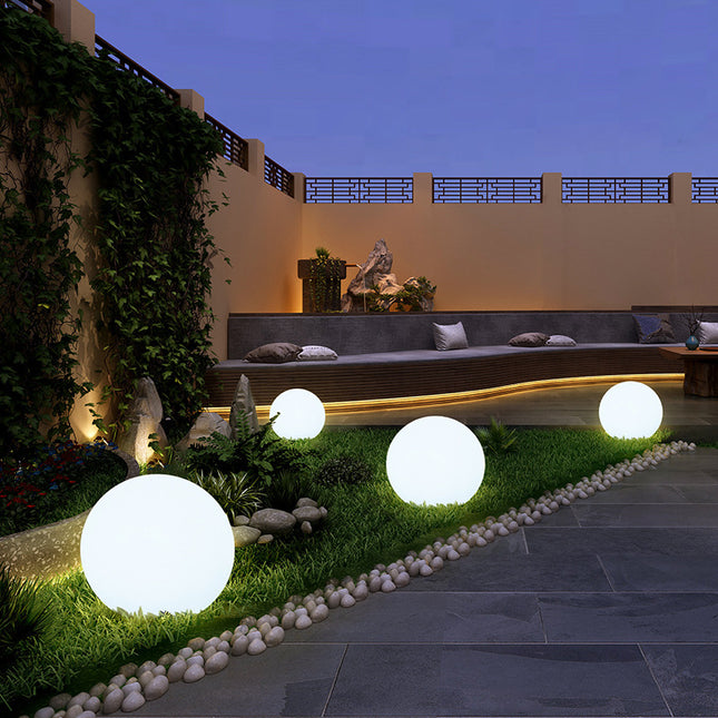 Sfere Luminose da Giardino a LED – Illuminazione Decorativa da Esterno