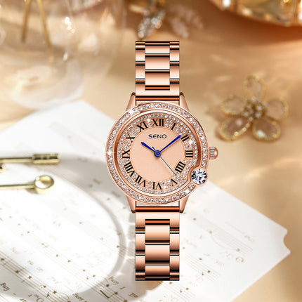 Orologio Donna Oro Rosa con Numeri Romani