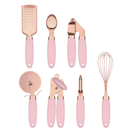 Kitchen Potato Peeler Set with Copper Finish