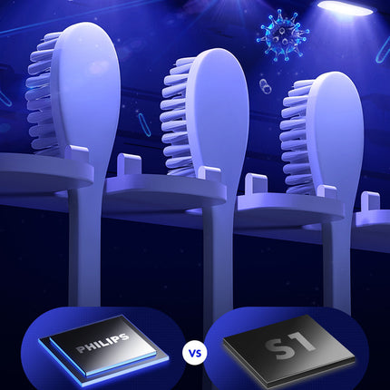 Portaspazzolini Digitale con Sterilizzazione UV