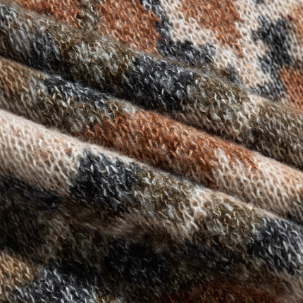 Maglione Uomo Girocollo Pesante con Stampa – Vestibilità Relaxed