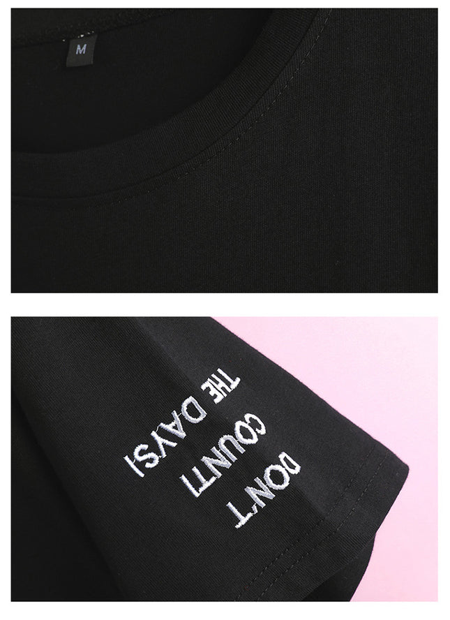 T-Shirt Unisex Minimal con Scritta