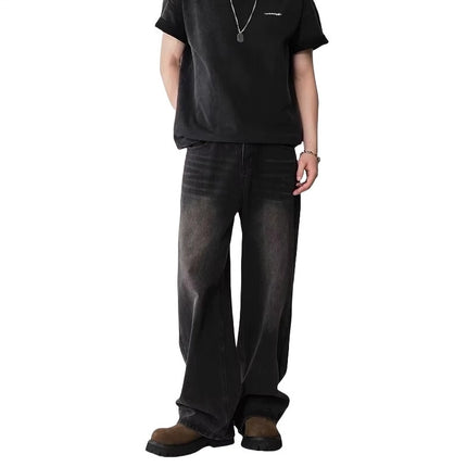 Jeans Uomo American Style Blu Vintage – Gamba Dritta Relaxed Fit