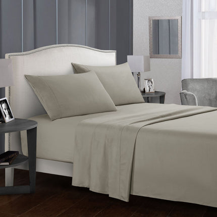 Completo Lenzuola Matrimoniale Bianco – Set Letto Elegante in Tinta Unita
