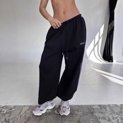 Tuta casual a gamba dritta con drappeggio