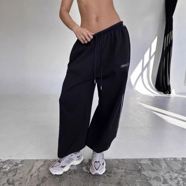 Tuta casual a gamba dritta con drappeggio