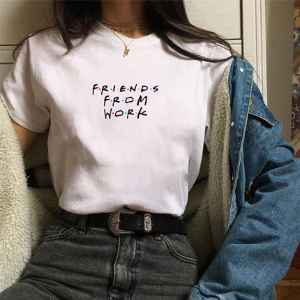 T-Shirt Donna Bianca con Stampa