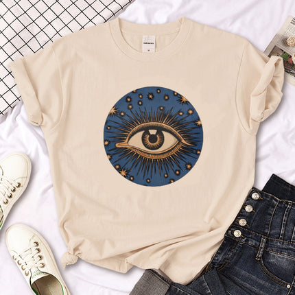 T-Shirt Donna  con Stampa Artistica