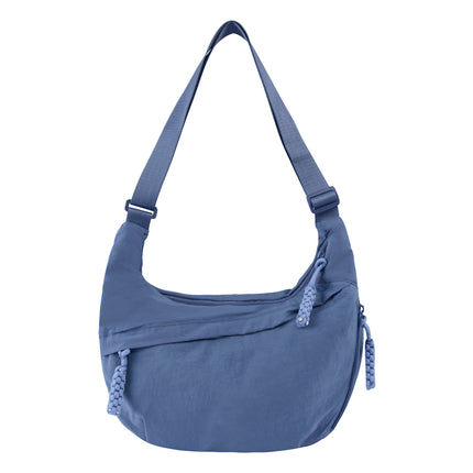 Borsa a Spalla Unisex Sportiva – Hobo Casual in Tessuto con Zip