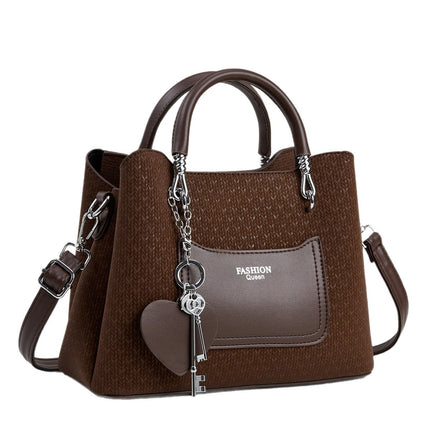 Borsa Donna Elegante con Tasca Frontale
