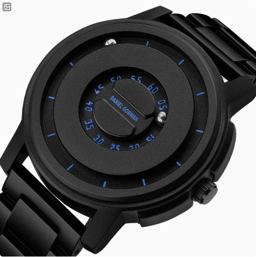 Orologio Total Black Urban con Display Digitale Circolare
