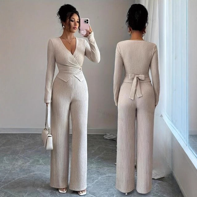 Nuovo completo casual in maglia a due pezzi