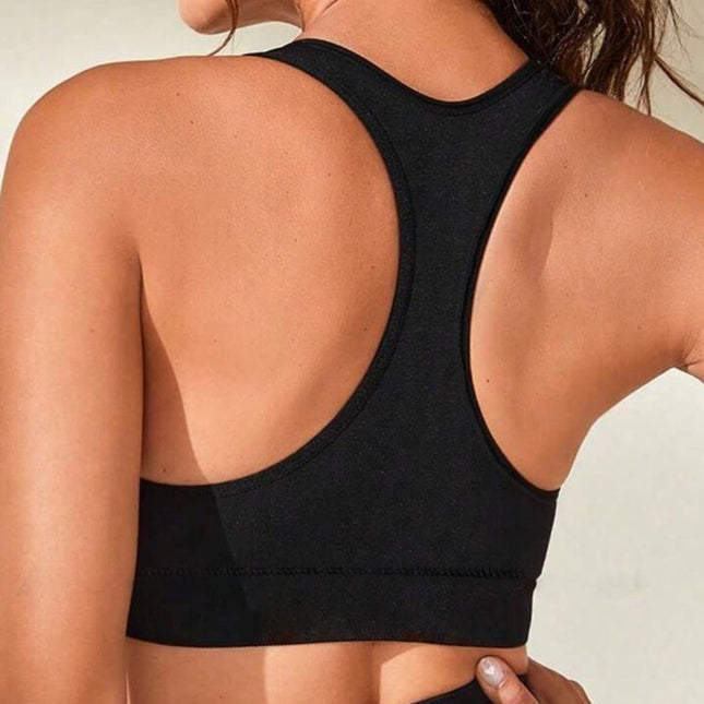 Reggiseno sportivo donna push-up antiurto per fitness