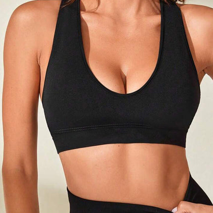 Reggiseno sportivo donna push-up antiurto per fitness