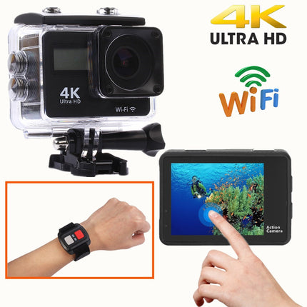 Action Cam 4K Impermeabile – Videocamera Sportiva Ultra HD con Custodia Waterproof