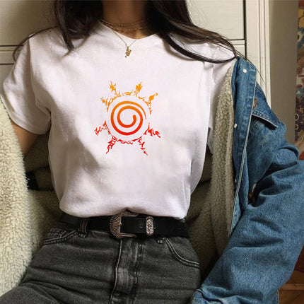 T-Shirt Donna Bianca con Stampa