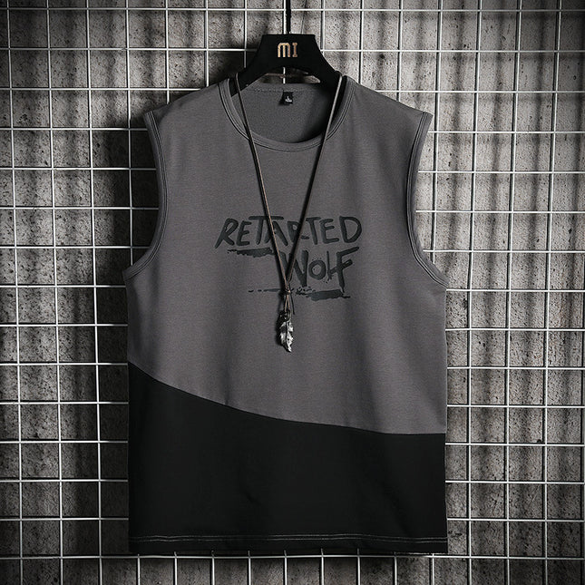 Canotta Uomo Streetwear con Stampa Grafica