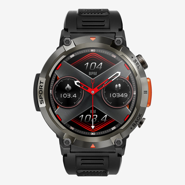 Smartwatch Sportivo Uomo – Orologio Fitness Multifunzione con Display HD