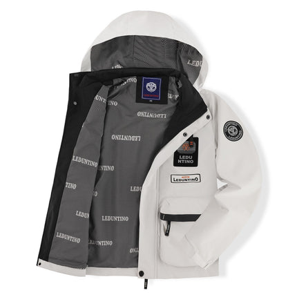 Giacca Uomo Stile Flight Suit con Cappuccio – Workwear Casual