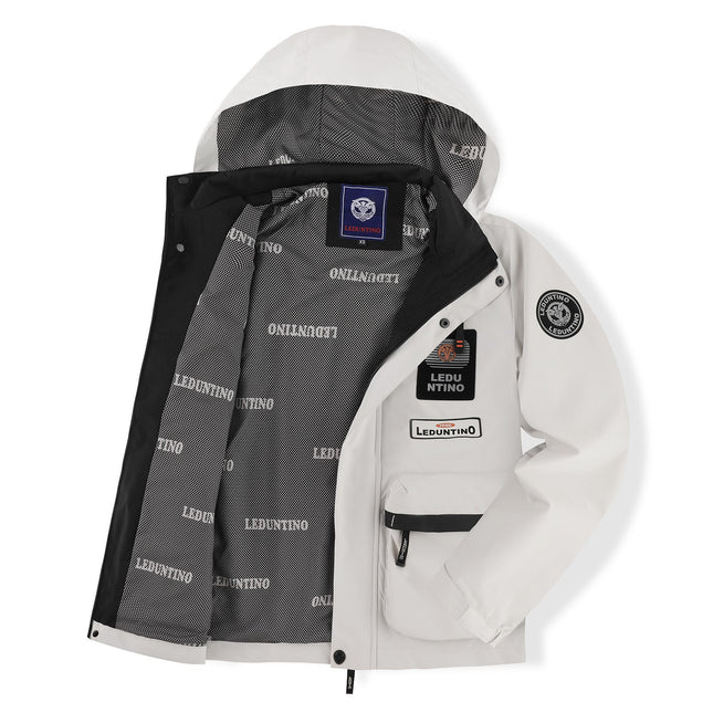 Giacca Uomo Stile Flight Suit con Cappuccio – Workwear Casual