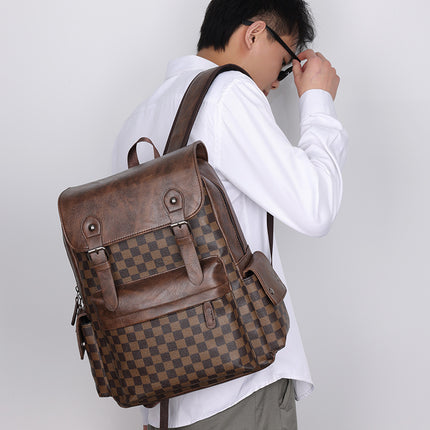 Zaino Uomo Elegante Checkered