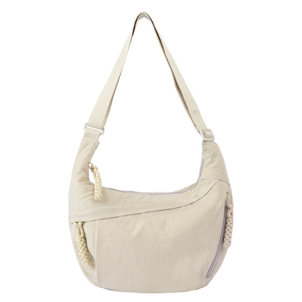 Borsa a Spalla Unisex Sportiva – Hobo Casual in Tessuto con Zip