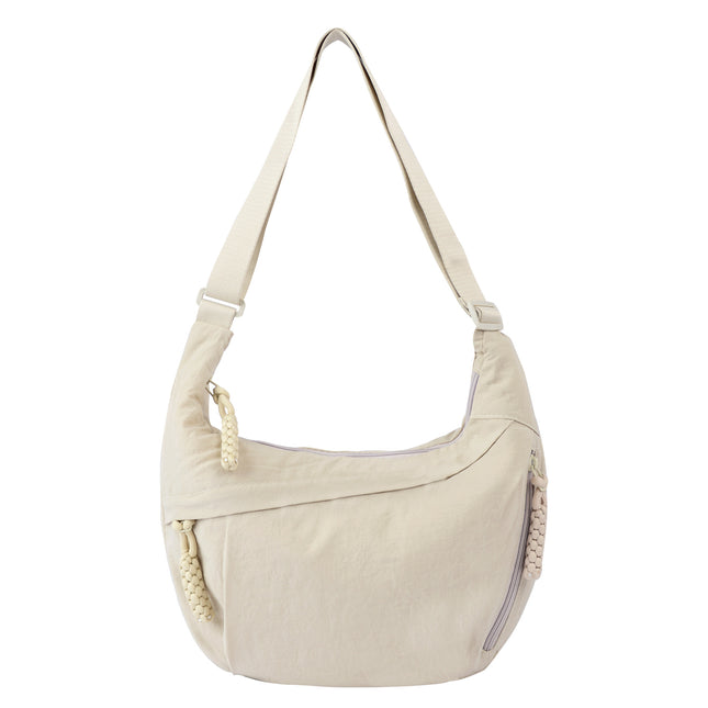 Borsa a Spalla Unisex Sportiva – Hobo Casual in Tessuto con Zip