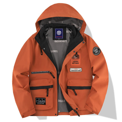 Giacca Uomo Stile Flight Suit con Cappuccio – Workwear Casual