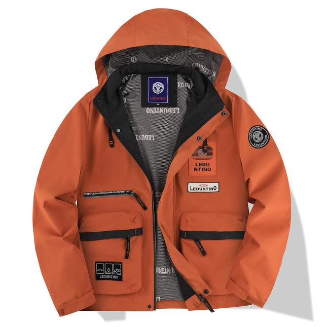 Giacca Uomo Stile Flight Suit con Cappuccio – Workwear Casual