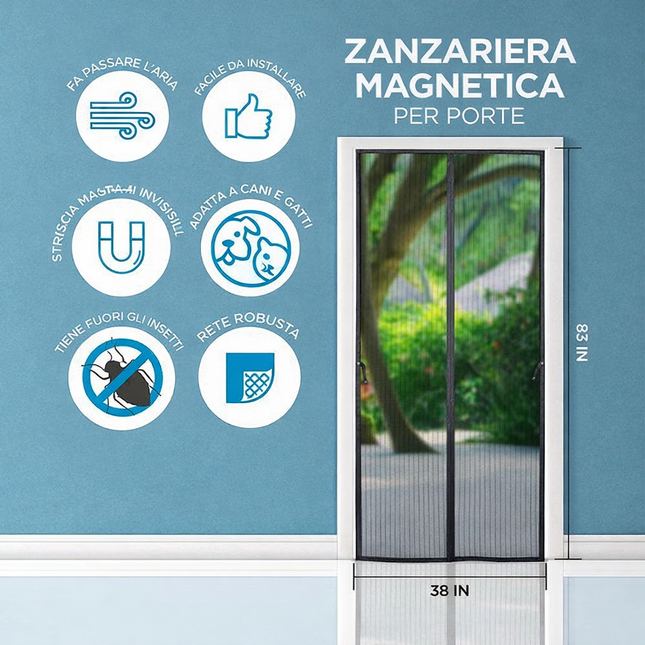 Zanzariera Magnetica per Porte