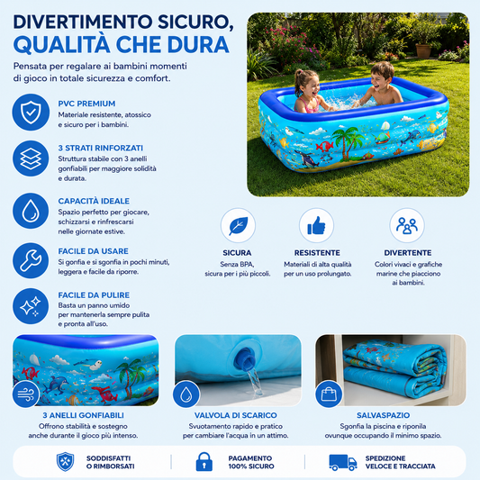 BIMBISPLASH - La Piscina Estiva per i tuoi Bambini