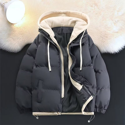 Giacca Puffer Unisex Effetto Due Pezzi