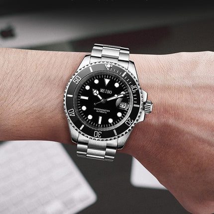 Orologio Uomo Stile Diver in Acciaio