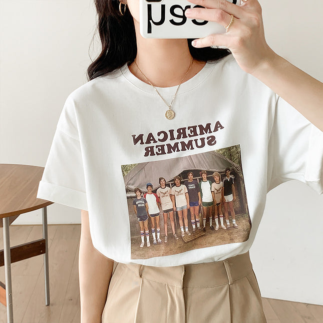 T-Shirt Donna con Stampa