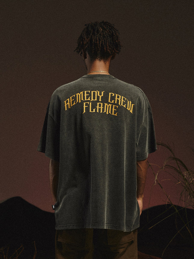 T-shirt Uomo con Stampa sul Retro