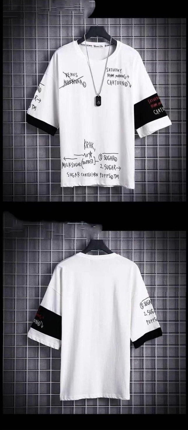 Camicia Uomo Loose Fit Stile Giapponese