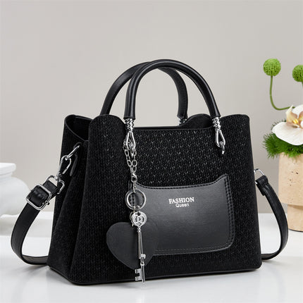 Borsa Donna Elegante con Tasca Frontale