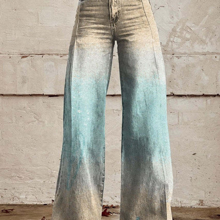 Jeans Donna Wide Leg a Vita Alta