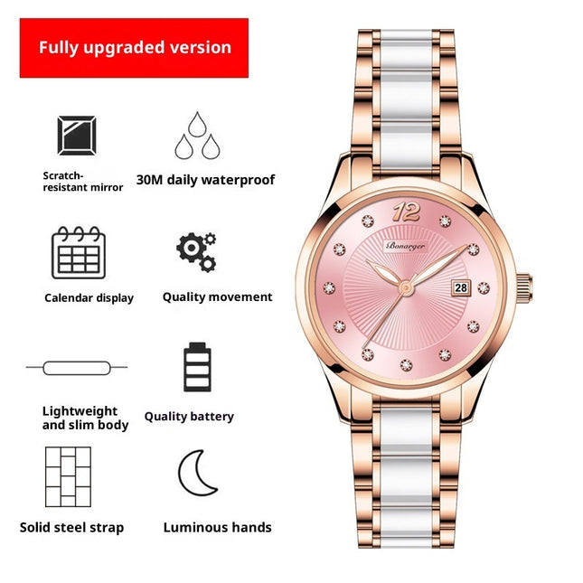 Orologio Donna Elegante Oro Rosa